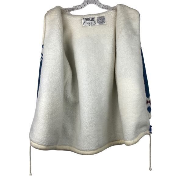 Women's Sz M OUTERBOUND by HMS Thick Knit Fleece-Lined Jacket Fair Isle Nordic - Picture 3 of 11